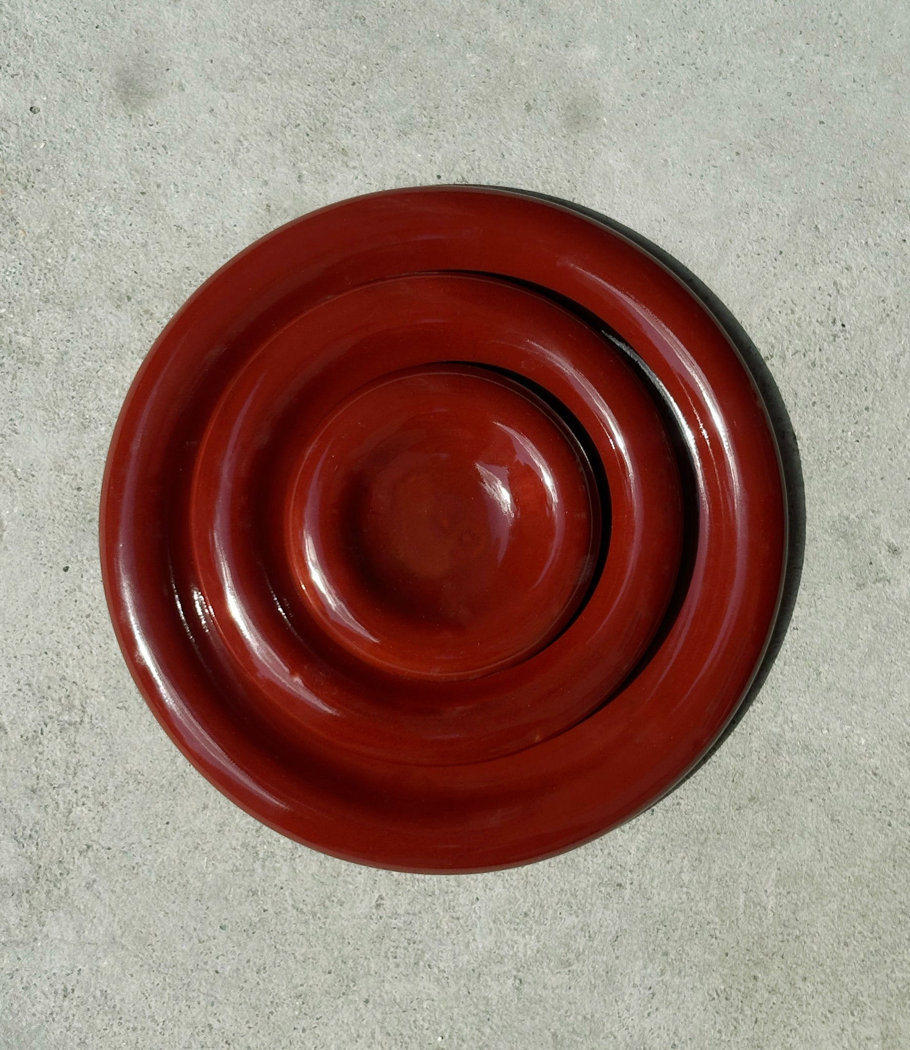 round rim plate