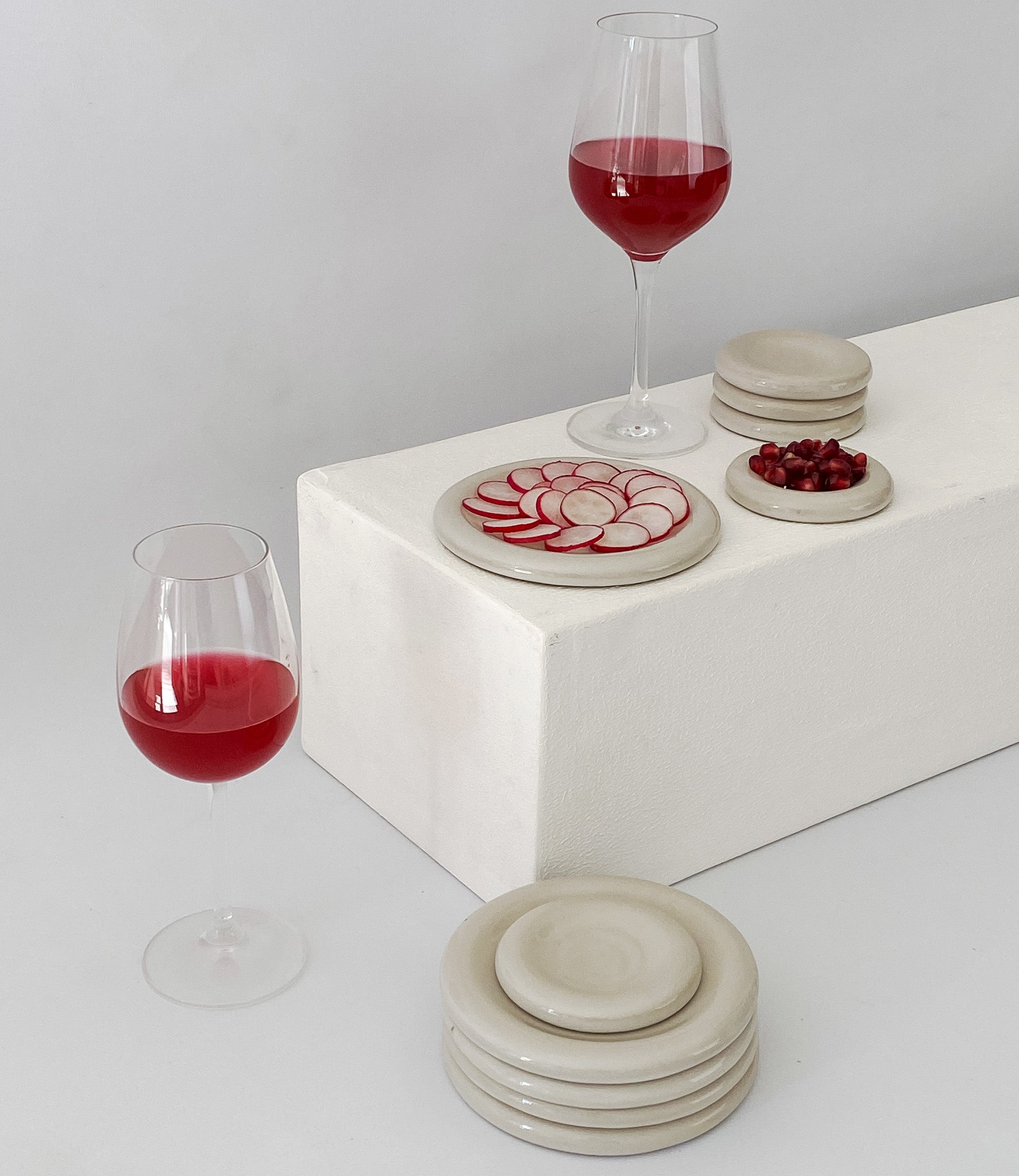 round rim plate